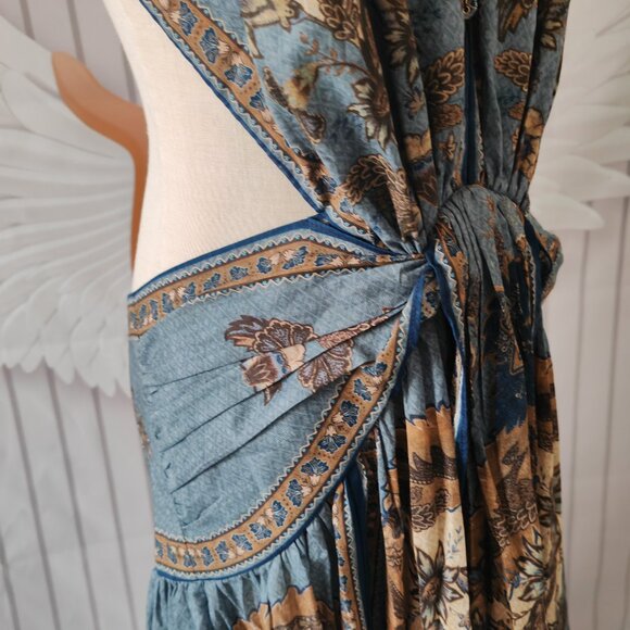 Zimmermann Floral Pattern Backless Long Dress - Picture 5 of 11